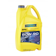 Трансмиссионное масло RAVENOL Getriebeoel EPX SAE 80W-90 GL-5 ( 4л) new