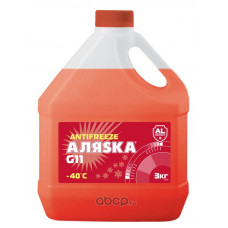 Жидкость охлаждающая  Аляска -40 red 3л