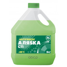 Жидкость охлаждающая  Аляска -40 green 3л