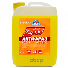 Антифриз Z-65 готовый -65C желтый 10 кг